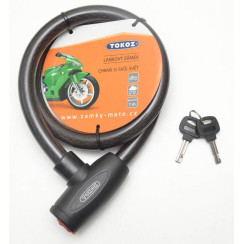 Велосипедный тросовый замок Tokoz TK8