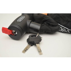 Велосипедный цепной дисковый замок Tokoz TK8