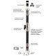 Замок накладной Mul-t-lock EMA BS-500 L=1200 белый Замок накладной Mul-t-lock EMA BS-500 L=1200 белый