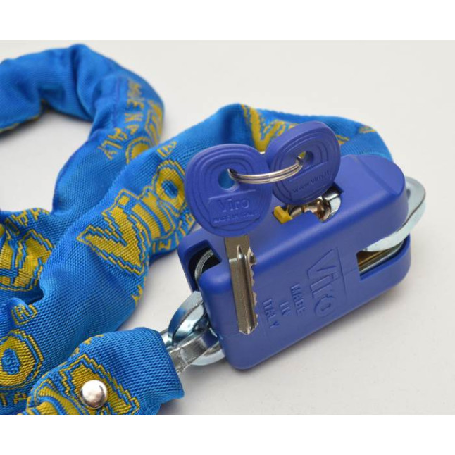 Навісний замок Viro Supermorso (замок з ланцюгом 1,2 м)