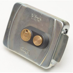 Замок накладной электромеханический Viro V9083 BS 50-80мм с кнопкой Замок накладной электромеханический Viro V9083 BS 50-80мм с кнопкой