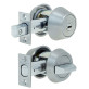 Замок врізний Mul-t-lock Cliq Hercular Dead bolt MT5 + (ключ-тумблер) матовий хром