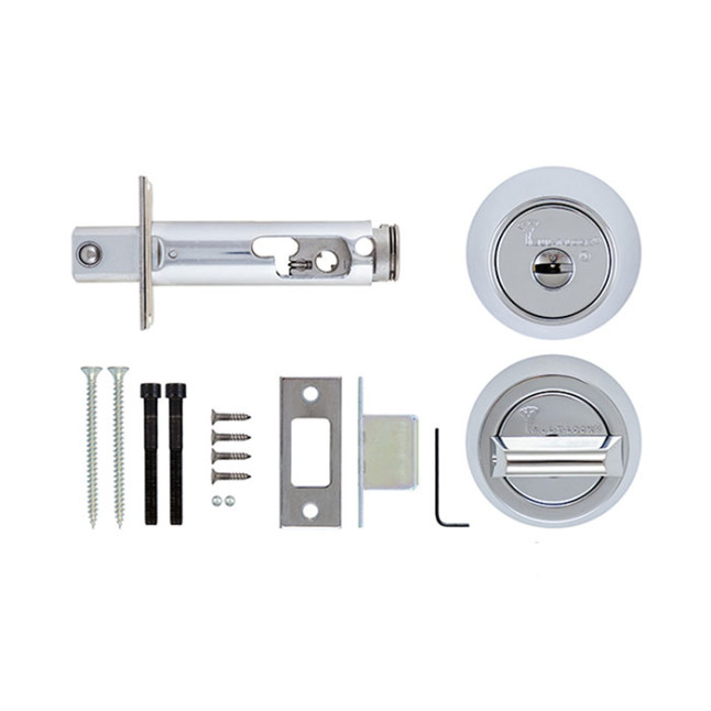 Замок врізний Mul-t-lock Cliq Hercular Dead bolt MT5 + (ключ-тумблер) хром-нікель