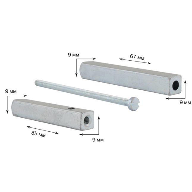 Шток TESA CD9X559X67 (раздельный 55 х 67 мм) 9-9/9-9 мм