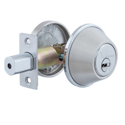 Замок врізний Mul-t-lock Dead Bolt DBM Classic (ключ-тумблер) нікель-сатин Замок врізний Mul-t-lock Dead Bolt DBM Classic (ключ-тумблер) нікель-сатин