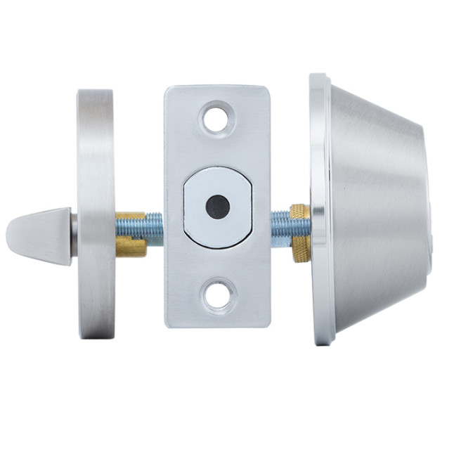 Замок врезной Mul-t-lock Dead Bolt DBM Classic (ключ-тумблер) никель-сатин