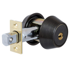 Замок врізний Mul-t-lock Dead Bolt Hercular Interactive + (ключ-тумблер) антична бронза Замок врізний Mul-t-lock Dead Bolt Hercular Interactive + (ключ-тумблер) антична бронза