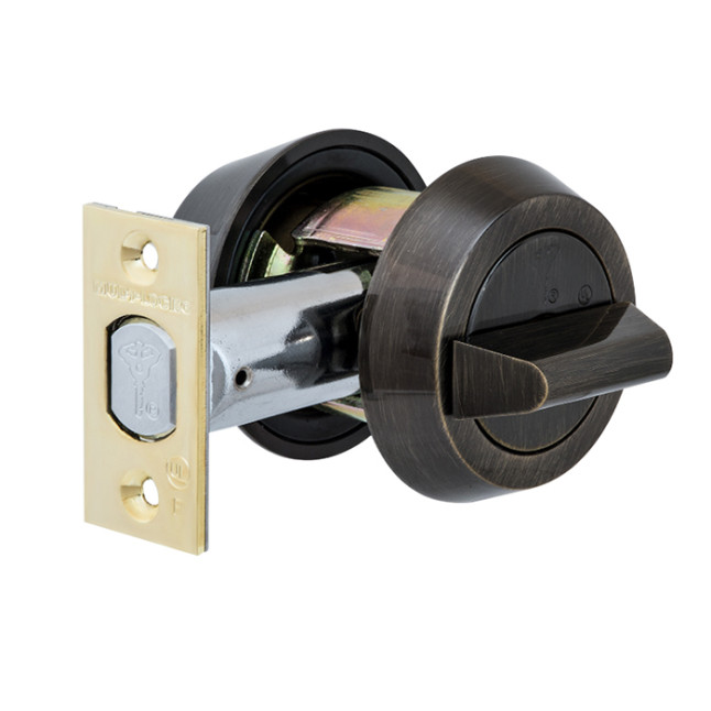 Замок врізний Mul-t-lock Dead Bolt Hercular Interactive + (ключ-тумблер) антична бронза