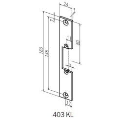 Накладка Effeff 403 KL Накладка Effeff 403 KL