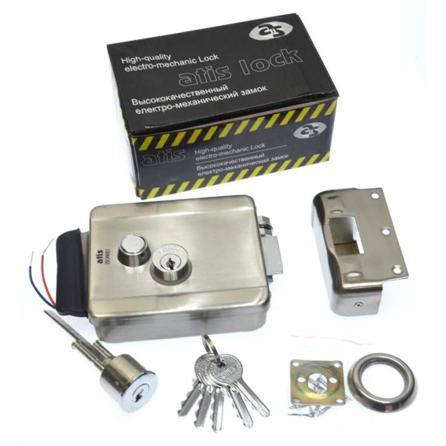 Замок накладної електромеханічний Atis Lock SS