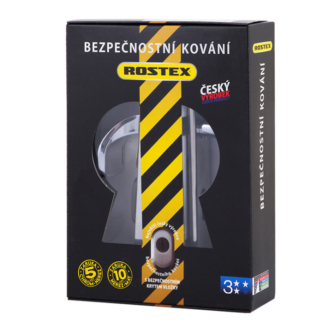 Защитная фурнитура Rostex R1 (90мм) Cr хром