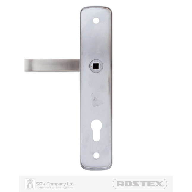Захисна фурнітура Rostex R1 Astra (85мм) Cr / Мat матовий хром