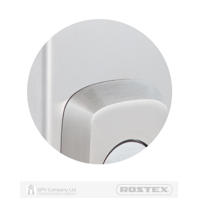 Захисна фурнітура Rostex R1 Astra (85мм) Cr / Мat матовий хром