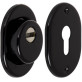 Броненакладка врезная Disec BDS-16 Oval Sferik черный глянцевый