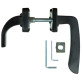 Защитная фурнитура Rostex RX1 Astra (90мм) black mat Ti черный матовый