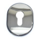 Броненакладка врізна Azzi Fausto TOPSECURE (H-25 мм) хром