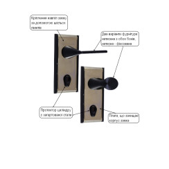 Захисна фурнітура Mul-t-lock fix-mov Design GOLD Захисна фурнітура Mul-t-lock fix-mov Design GOLD