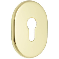 Декоративна накладка Disec KT036 PZ Oval латунь PVD