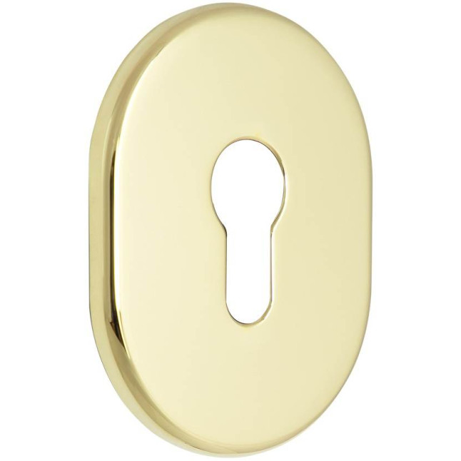Декоративная накладка Disec KT036 PZ Oval латунь PVD