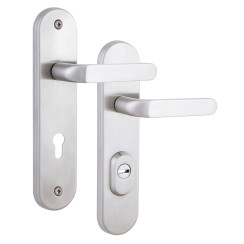 Защитная фурнитура Rostex R4 SOLID RESIST (85мм) Cr/Мat матовый хром