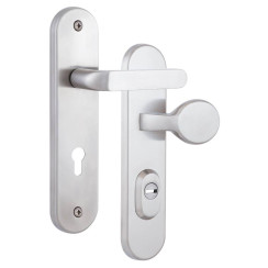 Защитная фурнитура Rostex R4 Solid-Resist (85мм) неподвижная Cr/Мat матовый хром