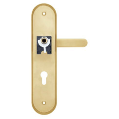 Защитная фурнитура Rostex R4 Solid-Resist (85мм) Lat/Мat матовая латунь