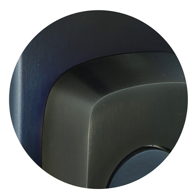 Защитная фурнитура Rostex RX1-50 Astra (85мм) матовый черный