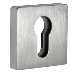 Декоративная накладка Disec KT002 PZ SQUARE матовая нержавеющая сталь