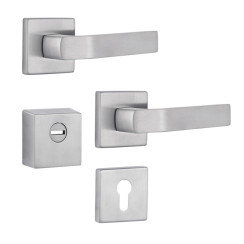 Защитная фурнитура Rostex R4/H Quadrum Cr/Mat нержавеющая сталь