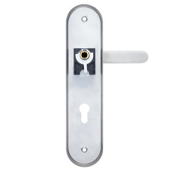 Защитная фурнитура Rostex R1 Solid-Pro (90мм) нержавеющая сталь матовая