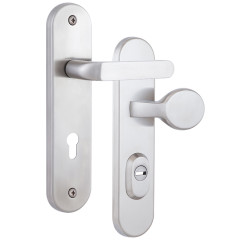 Защитная фурнитура Rostex R1 Solid-Pro+ (85мм) нержавеющая сталь матовая