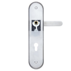 Защитная фурнитура Rostex R1 Solid-Pro+ (85мм) нержавеющая сталь матовая