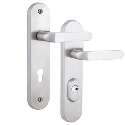 Защитная фурнитура Rostex R4 Solid-Pro+ (90мм) нержавеющая сталь матовая