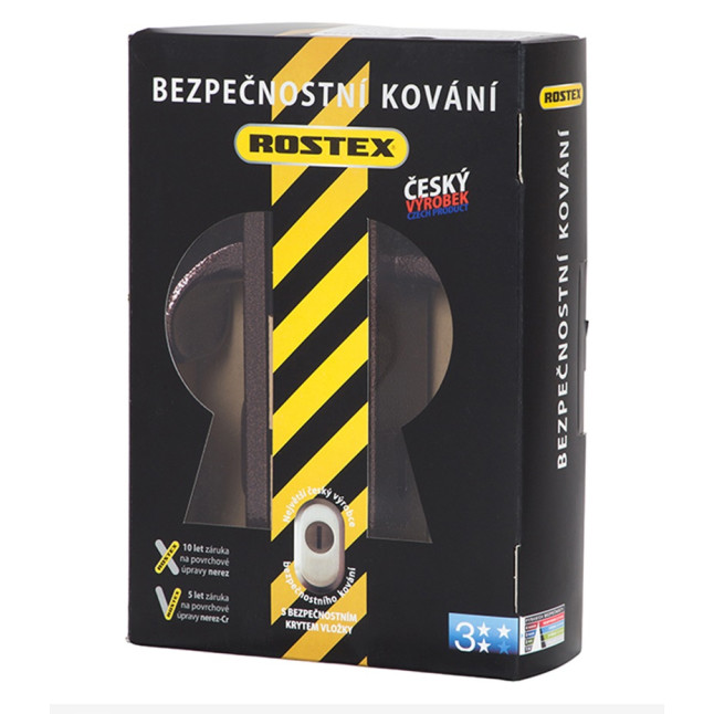 Защитная фурнитура Rostex R1 Universal (85мм) 71-85 Gn коричневая порошковая краска
