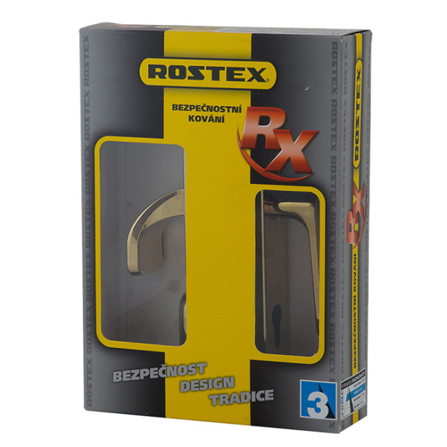 Защитная фурнитура Rostex Exсlusive RX-40 R1 (85мм) золото Защитная фурнитура Rostex Exсlusive RX-40 R1 (85мм) золото