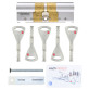 Цилиндр Abloy Protec 2 107 (51x56) CR хром CY 322 5KEY ключ-ключ