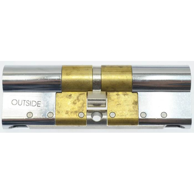 Цилиндр Abloy Protec 2 107 (51x56) CR хром CY 322 5KEY ключ-ключ