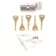Цилиндр Abloy Protec 2 102 (56x46T) MCR матовый хром CY 323 5KEY ключ-тумблер