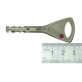 Цилиндр Abloy Protec 2 42.5 (10,5x32) MCR матовый xром CY321 ключ - половинка Цилиндр Abloy Protec 2 42.5 (10,5x32) MCR матовый xром CY321 ключ - половинка