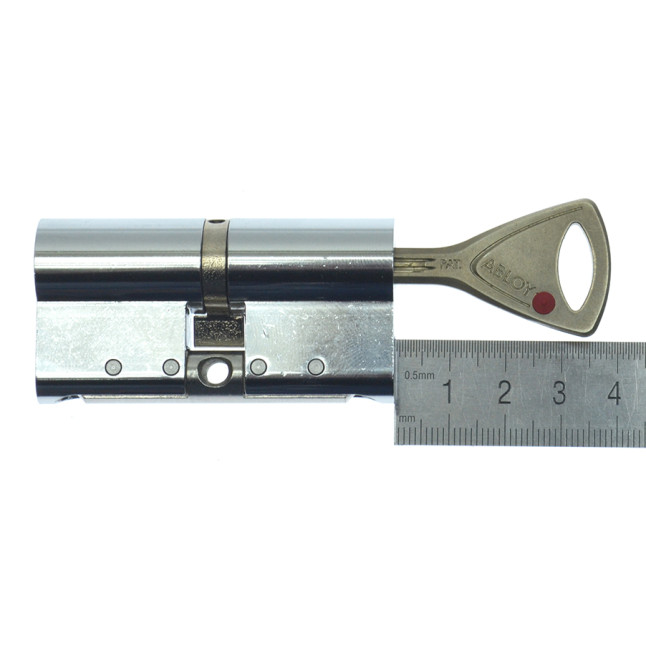 Цилиндр Abloy Protec 2 42.5 (10,5x32) MCR матовый xром CY321 ключ - половинка Цилиндр Abloy Protec 2 42.5 (10,5x32) MCR матовый xром CY321 ключ - половинка