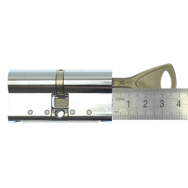 Цилиндр Abloy Protec 2 42.5 (10,5x32) MCR матовый xром CY321 ключ - половинка Цилиндр Abloy Protec 2 42.5 (10,5x32) MCR матовый xром CY321 ключ - половинка