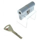 Цилиндр Abloy Protec 2 107 (51x56) MCR матовый хром CY 322 ключ-ключ