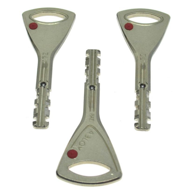 Цилиндр Abloy Protec 2 107 (51x56) MCR матовый хром CY 322 ключ-ключ