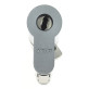Цилиндр Abloy Protec 2 107 (51x56) MCR матовый хром CY 322 ключ-ключ