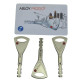 Цилиндр Abloy Protec 2 107 (51x56) MCR матовый хром CY 322 ключ-ключ