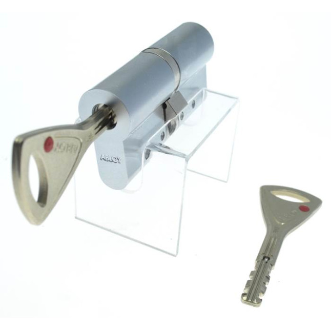 Цилиндр Abloy Protec 2 107 (46x61) MCR матовый хром CY 322 ключ-ключ