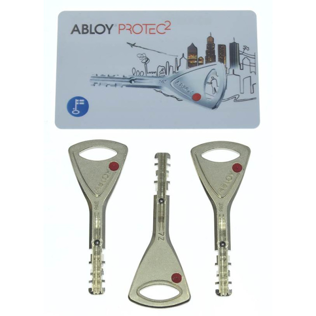 Циліндр Abloy Protec 2 107 (61x46T) MCR матовий хром CY 323 ключ-тумблер