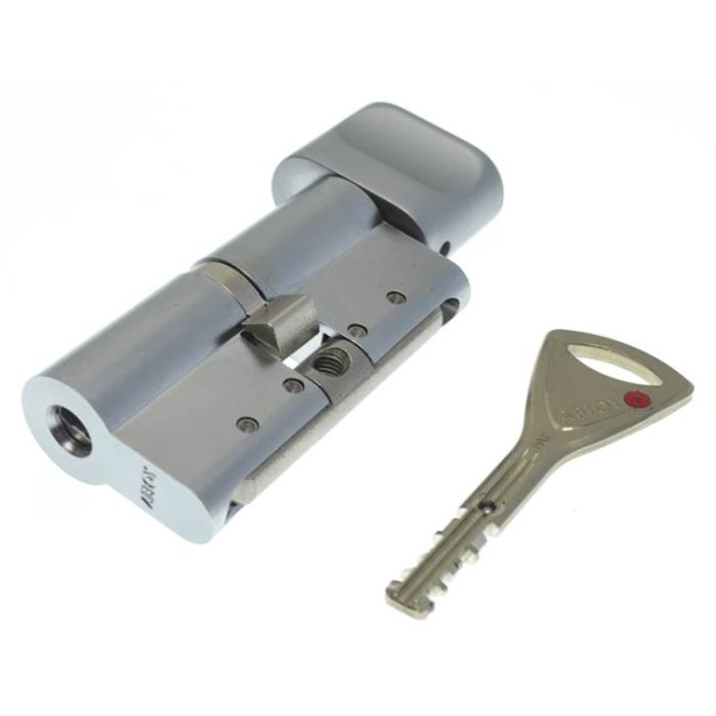 Циліндр Abloy Protec 2 102 (61x41T) MCR матовий хром CY 323 ключ-тумблер