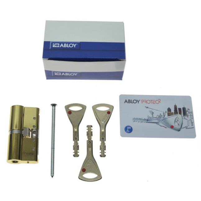Цилиндр Abloy Protec 2 107 (51x56) Kila латунь CY 322 ключ-ключ