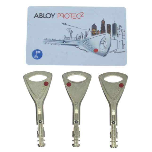 Цилиндр Abloy Protec 2 107 (51x56) Kila латунь CY 322 ключ-ключ